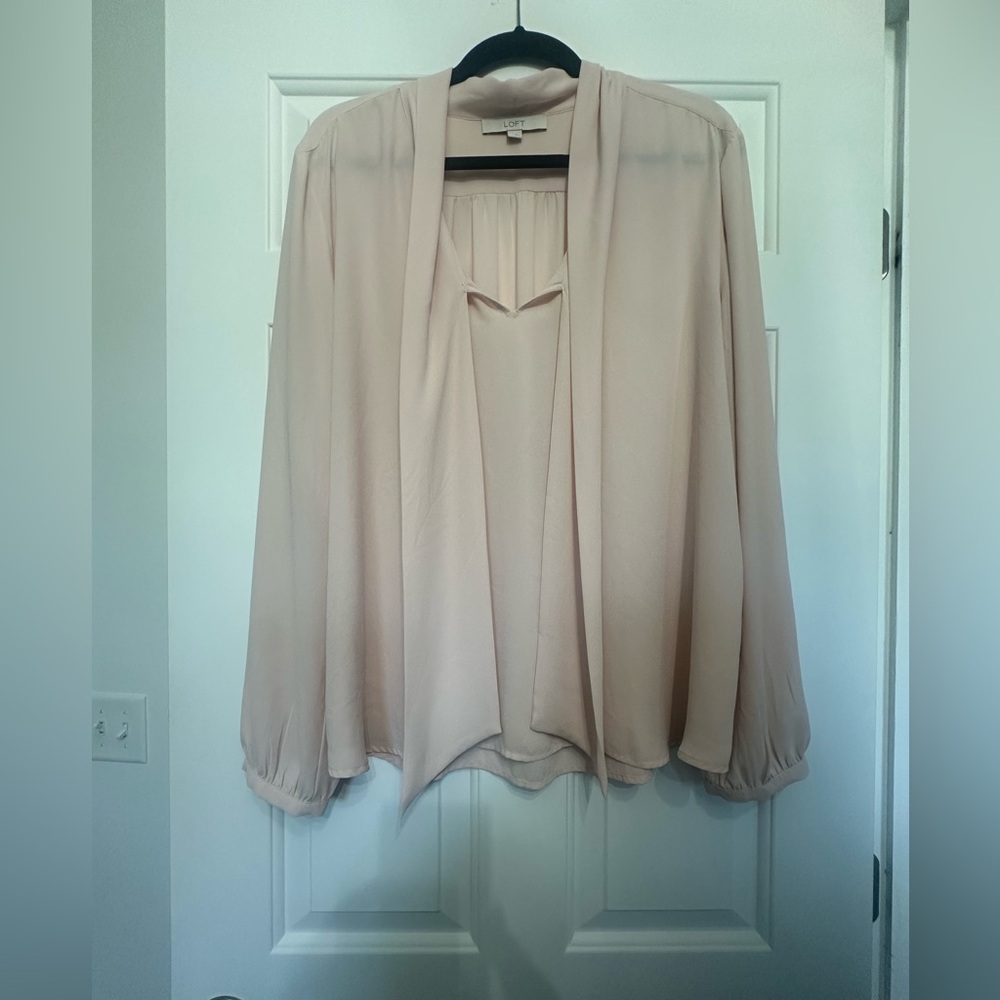 LOFT Soft Pink Blouse